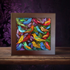 Songbird Symphony Artisan Ceramic Tile - Colorful Chorus Home Decor | Peeping Tom's Cottage