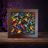 Aviary Mosaic Vivid Ceramic Tile - Bird-Lover's Home Decor | Peeping Tom's Cottage