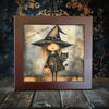 Trick or Treat: Witchy Adventures Artwork on Porcelain Tile - 6” & 4” | Dual Finish