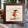 Dance to Your Own Rhythm Ceramic Tile – Joyful Art for Every Space