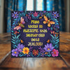 Make Today Awesome Ceramic Tile – Motivational and Vibrant Art