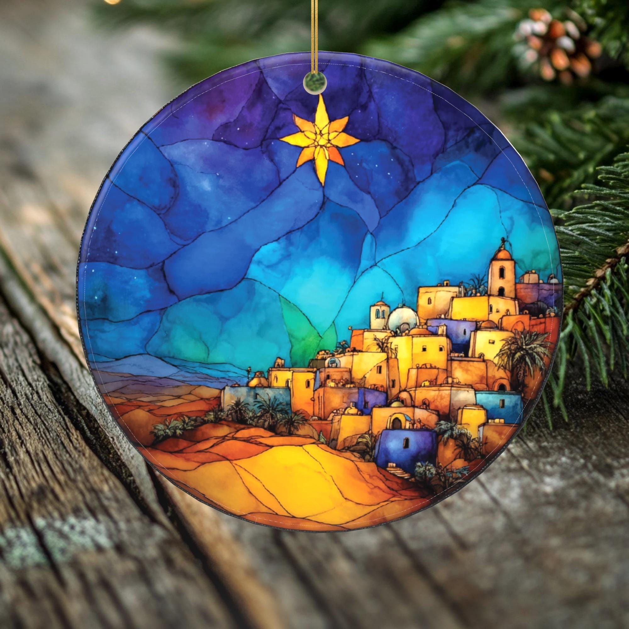 Star Over Bethlehem – Christmas Village Ornament – Christmas 2025