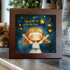 Chase the Sun, Catch the Stars Ceramic Tile – Inspirational Artwork for Kids