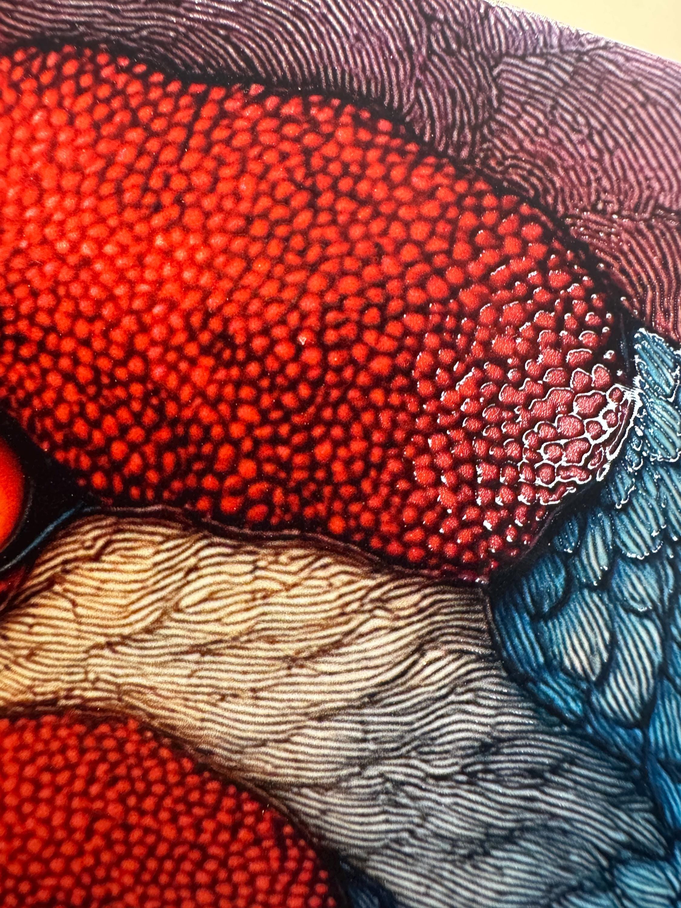 Sandhill Cranes at Dusk – Dramatic Bird Art on Porcelain Tile