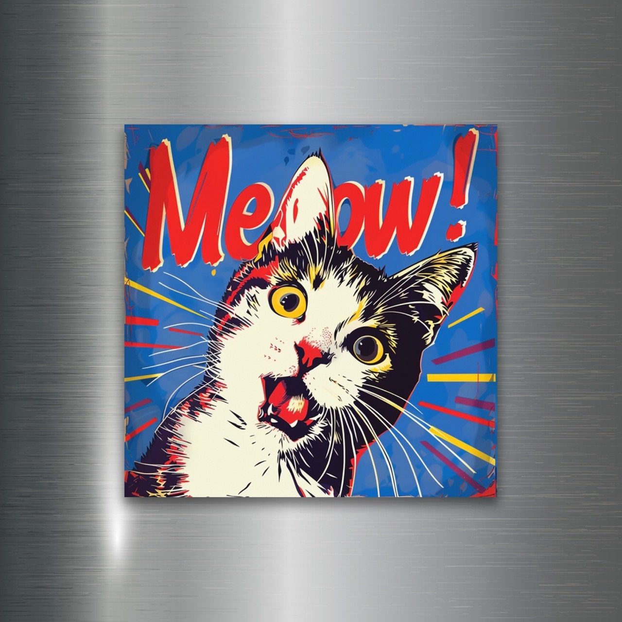 Meow Mix: The Pop Art Porcelain Magnet Collection from Peeping Tom's Cottage