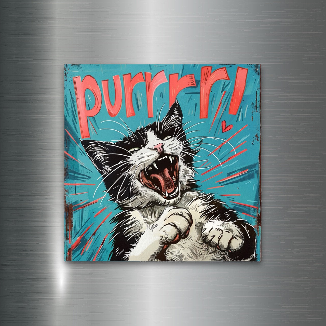 Meow Mix: The Pop Art Porcelain Magnet Collection from Peeping Tom's Cottage