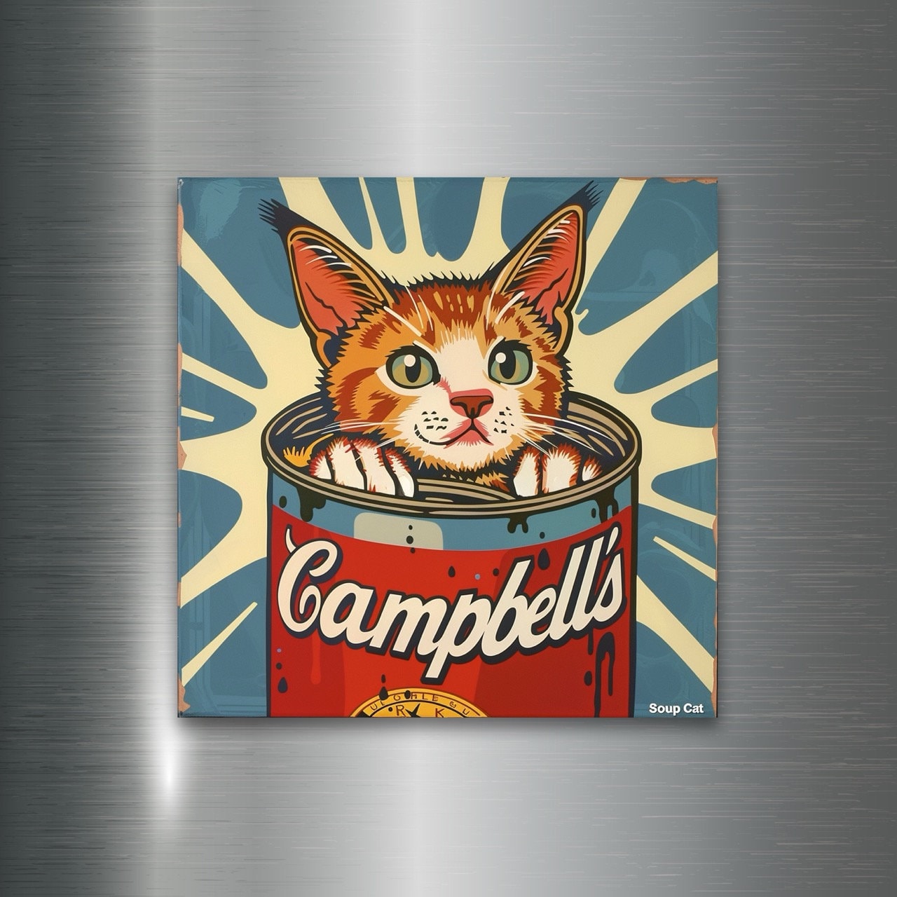 Meow Mix: The Pop Art Porcelain Magnet Collection from Peeping Tom's Cottage