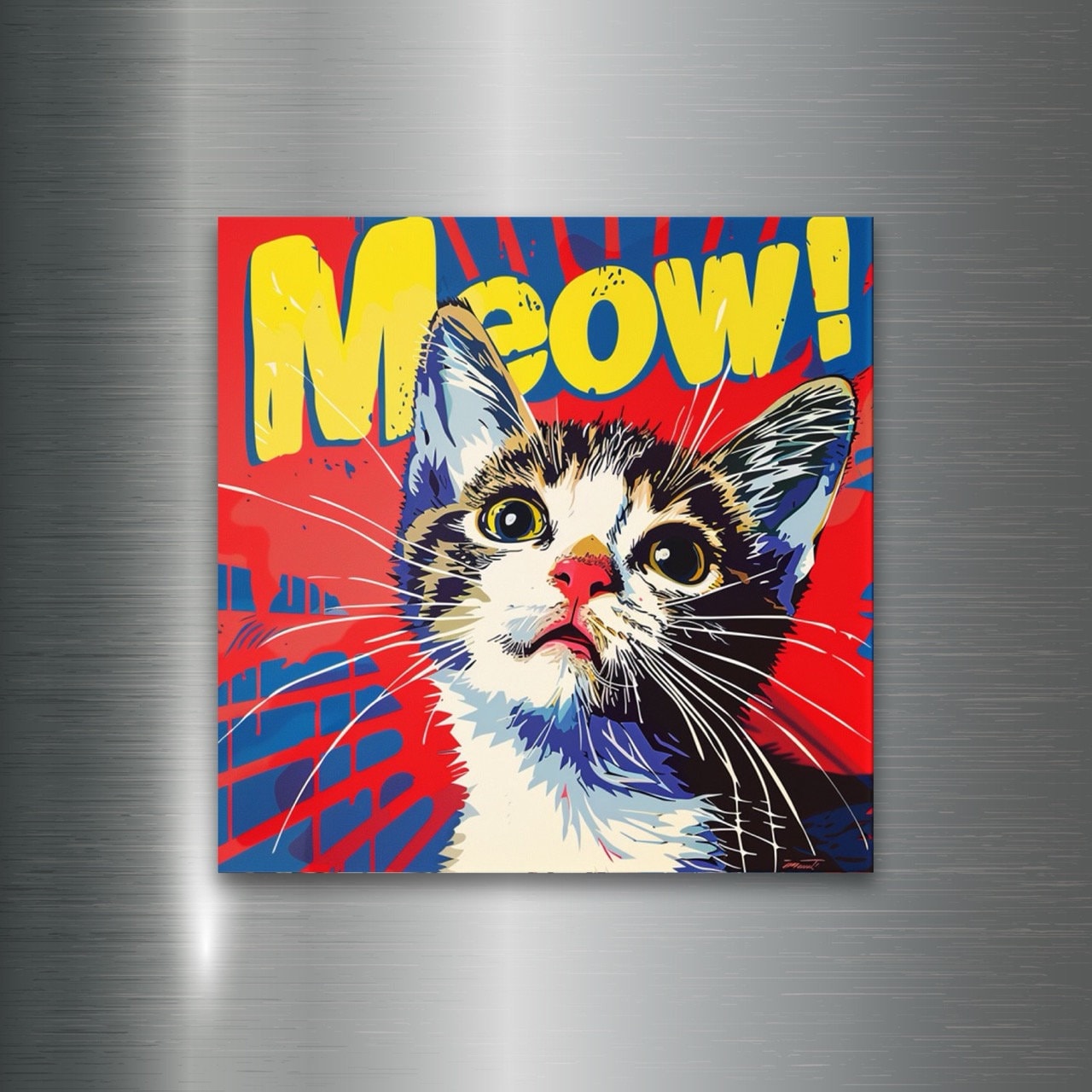 Meow Mix: The Pop Art Porcelain Magnet Collection from Peeping Tom's Cottage