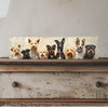 Charming Dog Companions Panorama on 16x4 Inch Porcelain Tile | Dual Finish Delight