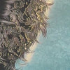 Black Poodle as Rudolph – Christmas Dog Porcelain Tile
